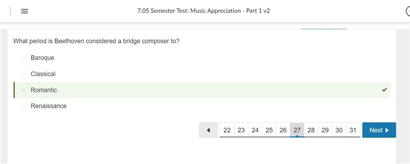 to which period is beethoven considered a bridge composer to? question 21 options-example-1