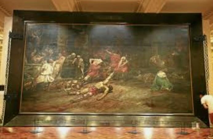 Oi. Who \: painted \: the \: spoliarium.?​-example-1