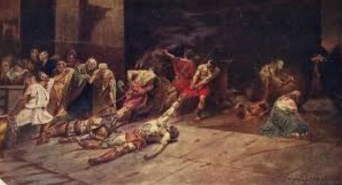 Oi. Who \: painted \: the \: spoliarium.?​-example-2