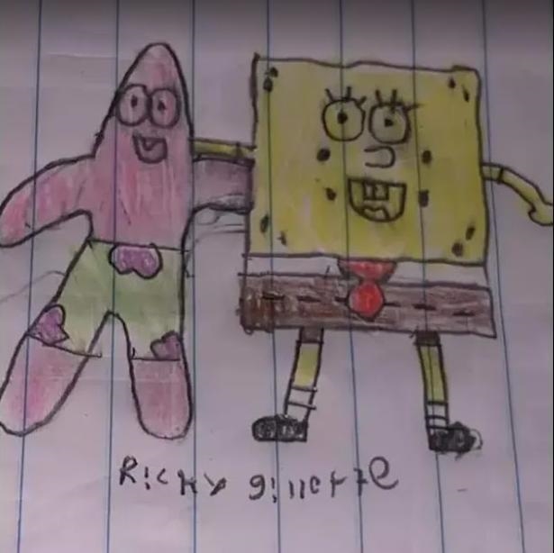 So I drew Spongebob and Patrick... I know it looks ugly because it's not my very best-example-1