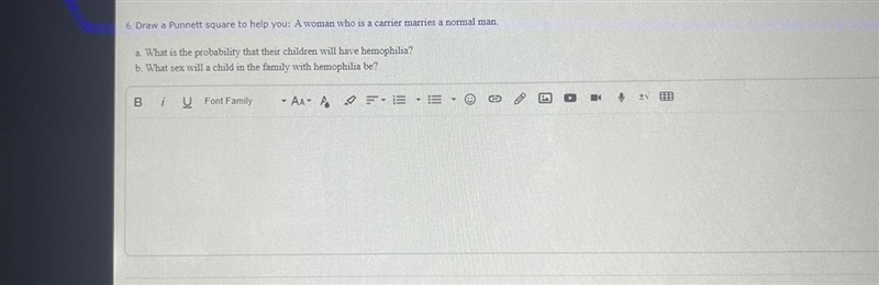 Draw a Punnett square to help you: A woman who is a carrier marries a normal man.a-example-1