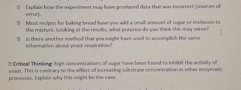 In a respiration experiment we are measuring the rate alcoholic Fermentation in yeast-example-1