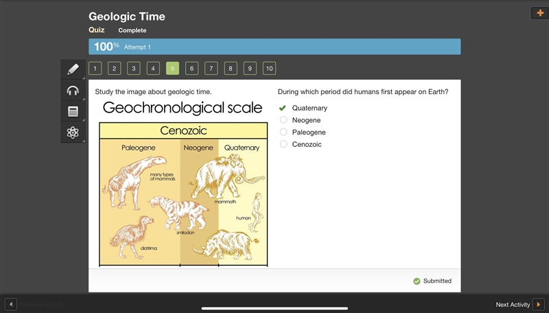 Study the image about geologic time. Geochronological scale Paleogene Cenozoic many-example-1