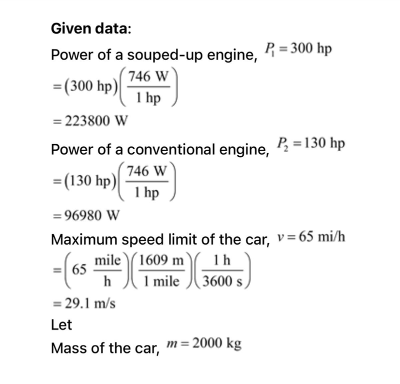 2. A car salesperson claims that a 300-hp engine is a necessary option in a compact-example-1