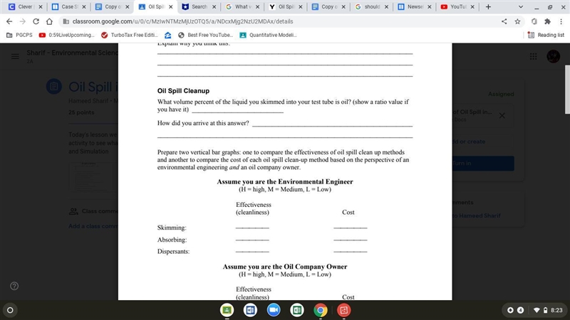 What volume percent of the liquid you skimmed into your test tube is oil? (show a-example-1