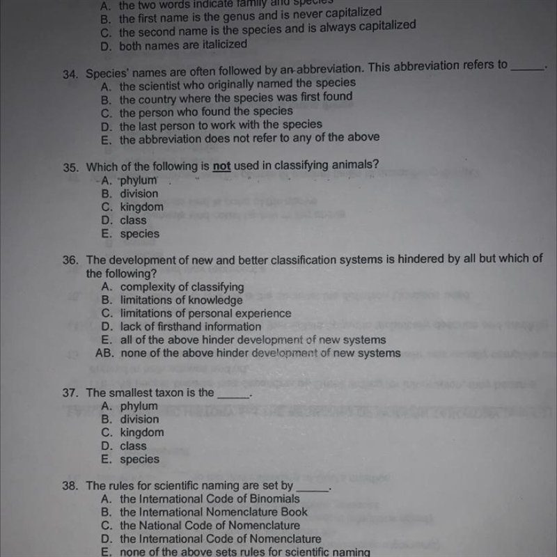 I just need to know the answers, do not explain it please.Item number 36.-example-1