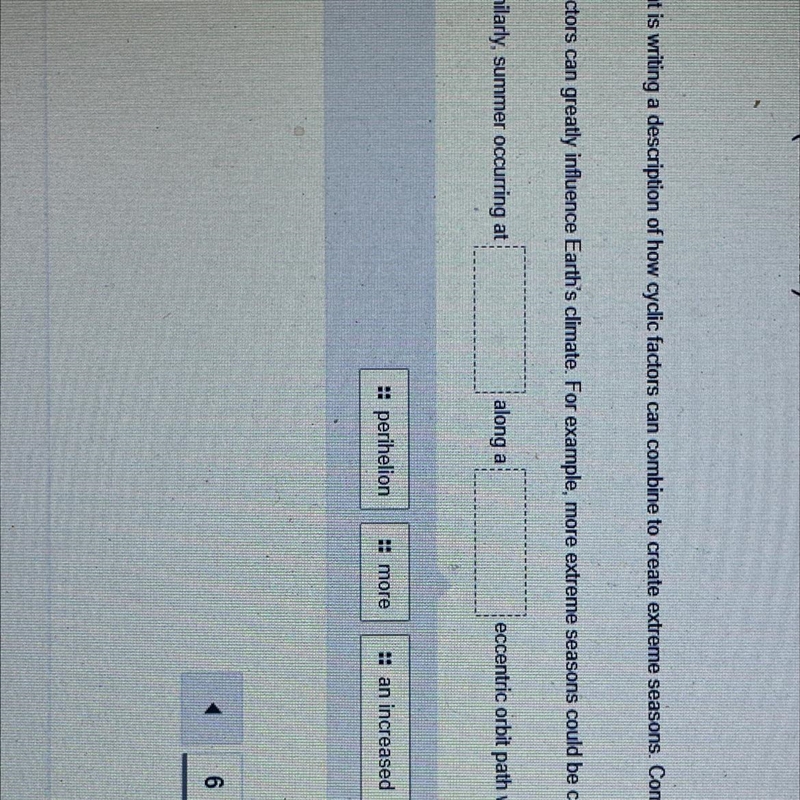 A student is writing a description of how cyclic factors can combine to create extreme-example-1