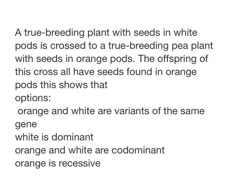 A true breeding plant with seeds-example-1