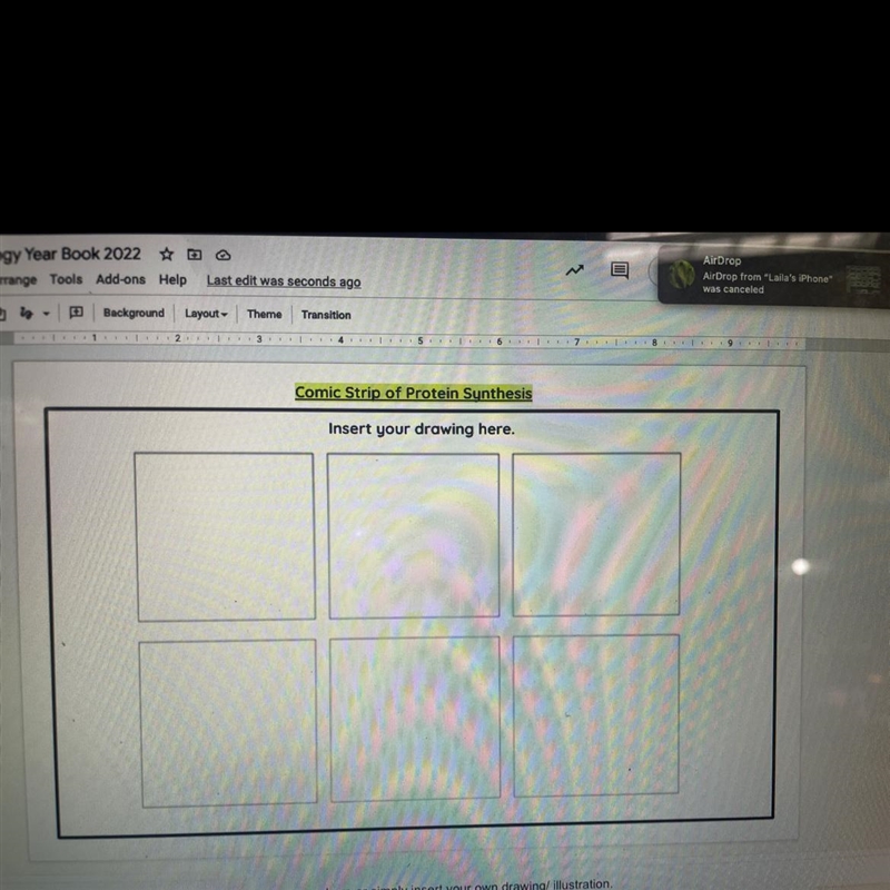 Draw comic strip should include an example of transcription  (DNA to mRNA) and an-example-1