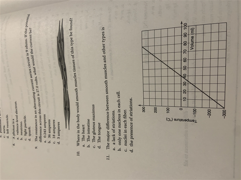 Hello, can I have help with question number 11 , please? Can I all the choices for-example-1