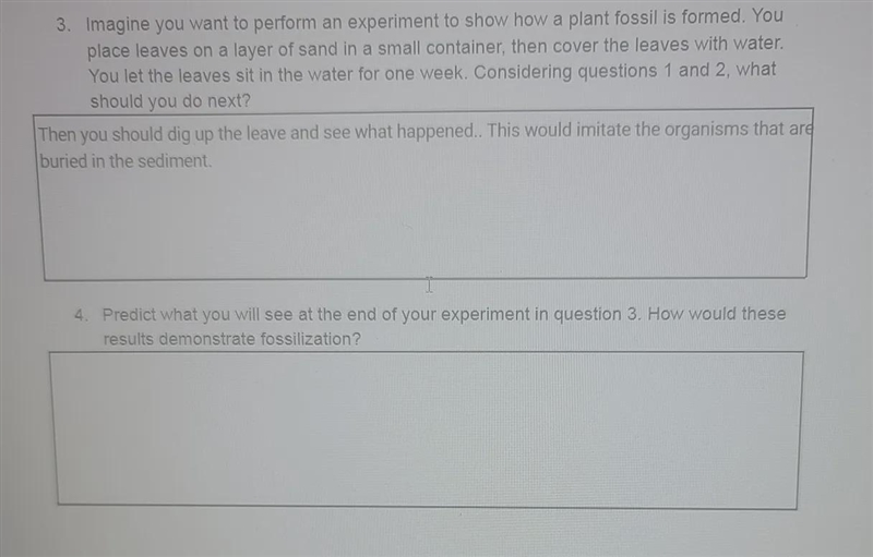 Predict what you will see at the end of your experiment in question 3. How would these-example-1