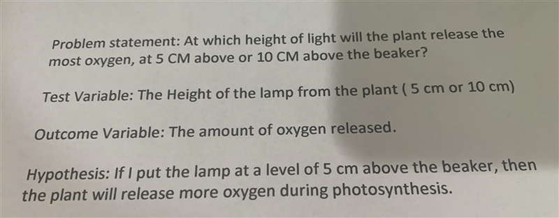 Is this good for a photosynthesis lab inquiry?-example-1