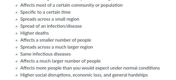 This is supposed to be a Venn diagram Sort these words between Pandemics and Epidemics-example-1