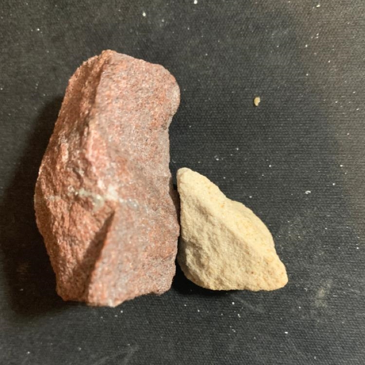 What are the names of these two sedimentary rocks?-example-1