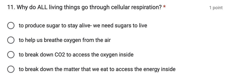 Why do ALL living things go through cellular respiration?-example-1