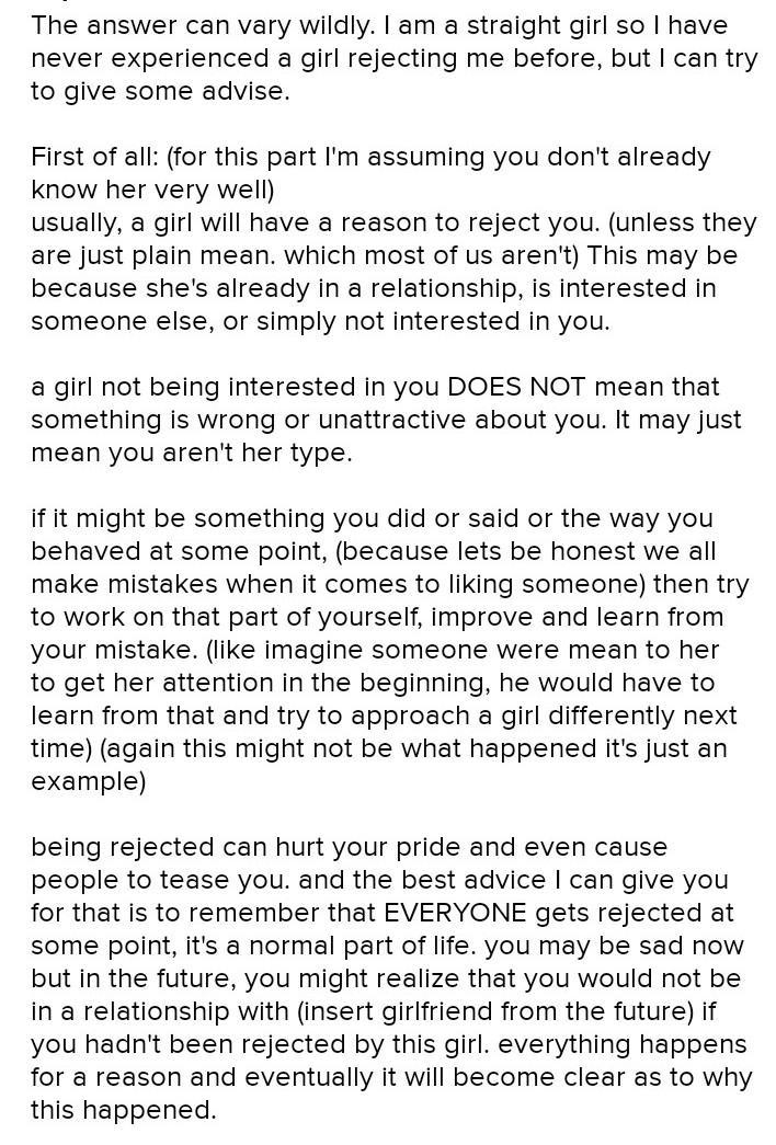 How to get over a girl regecting you?-example-1