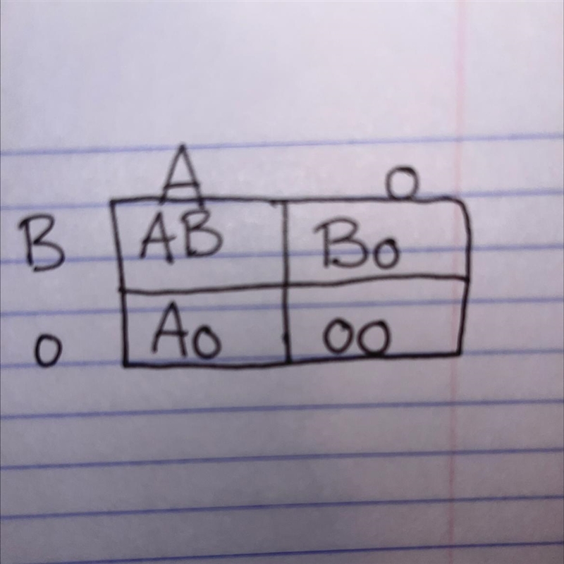 Human blood types are multiple allelic. If you cross a heterozygous A person with-example-1