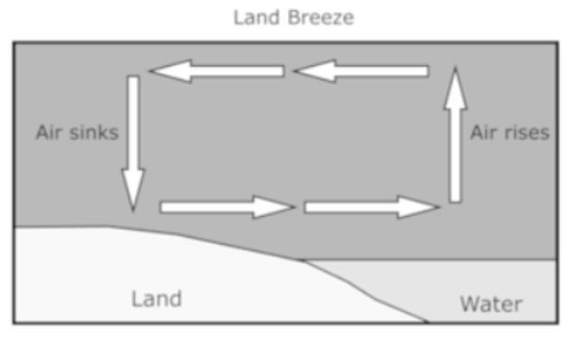 Which of the following best explains what creates this convection current? The rotation-example-1