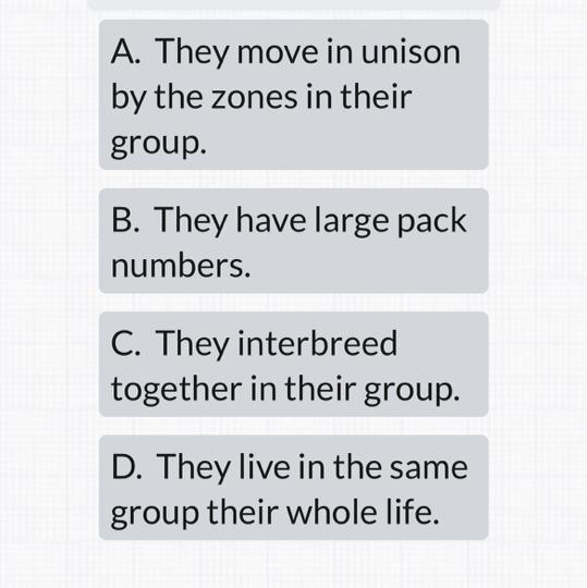 What is unique about how fish live in groups?-example-1