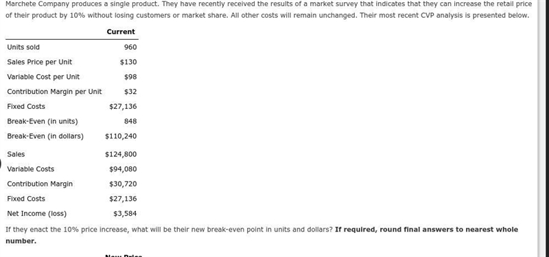 What is breakeven in dollars and units-example-1