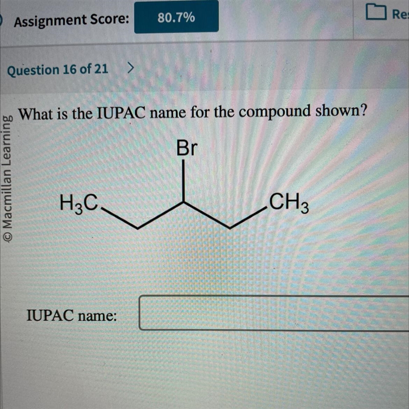 What is the IUPAC name for the compound shown?-example-1