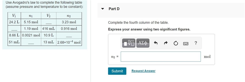 Complete the fourth column of the table.Express your answer using two significant-example-1