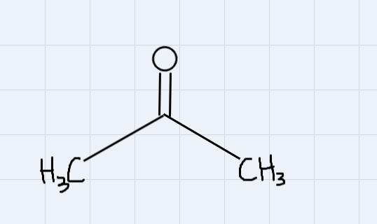 I need help with drawing the structural formula for propanone-example-1