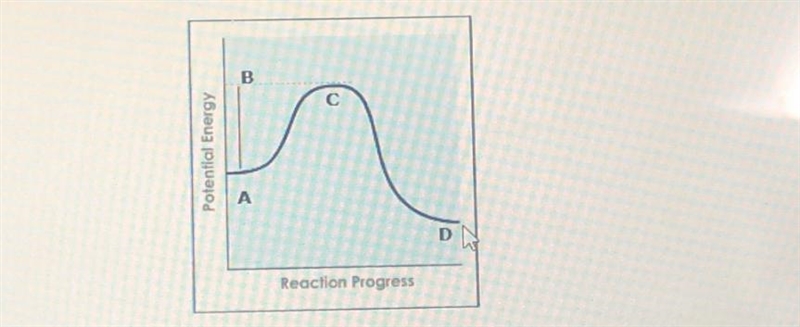 Where should the label for the activation energy be added to the graph below?Reaction-example-1