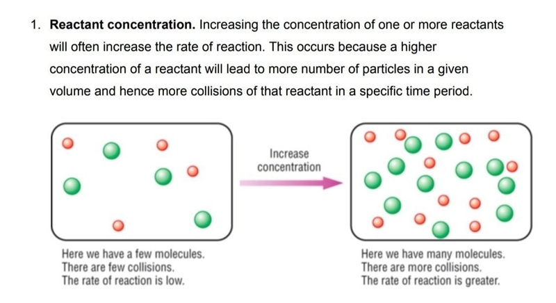 Why does a lower concentration of dissolved particles decrease the reaction rate?-example-1