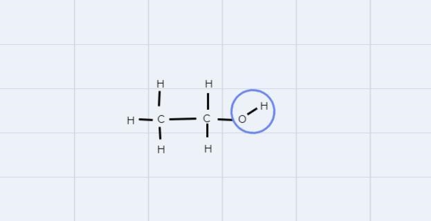 Draw Ethanol and circle any functional groups present then Provide the following information-example-1