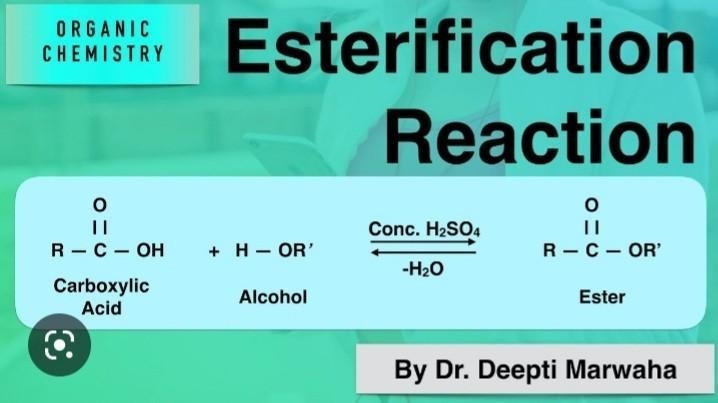 What is esterification reaction? ​-example-1