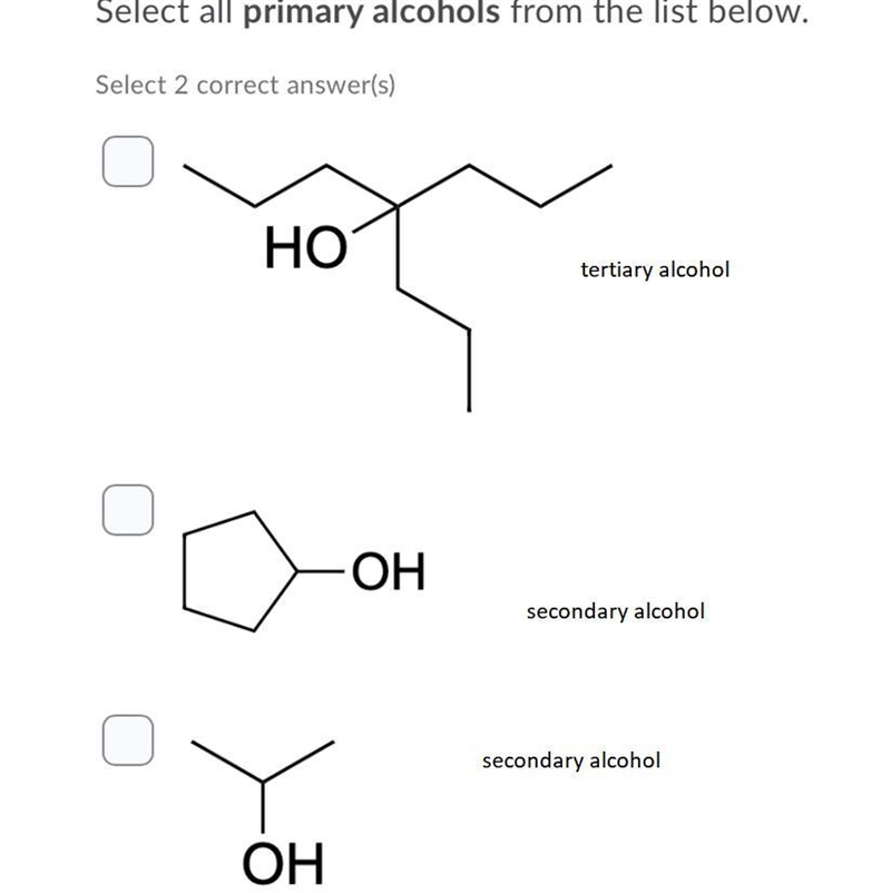 I don’t know how to tell which is the primary alcohol There is more to the question-example-2