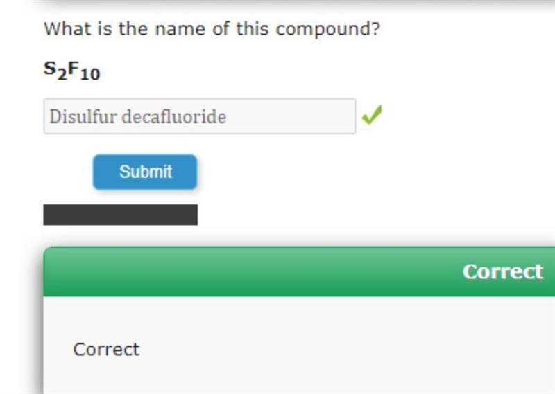 What is the name of this compound? S₂F10-example-1