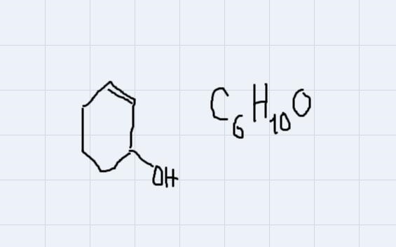 How do I draw 3 isomers for cyclohex-1-en-3-ol-example-1