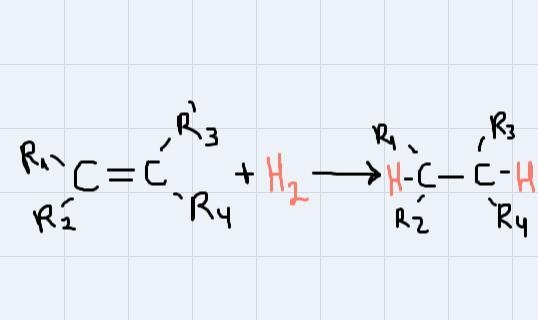 How many H2 molecules are needed to completely hydrogenate the following molecule-example-1