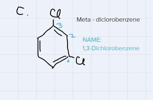 Dichlorobenzene exists in three forms. For each of the following write the name of-example-4