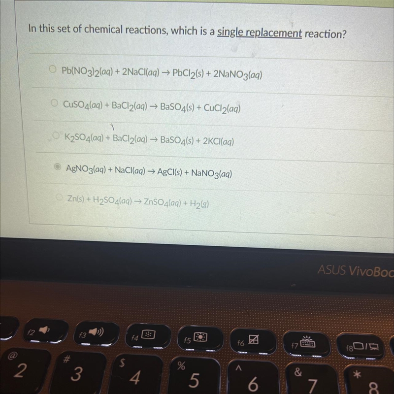 In this set of chemical reactions, which is a singlereplacement reaction?Pb(NO3)2(aq-example-1