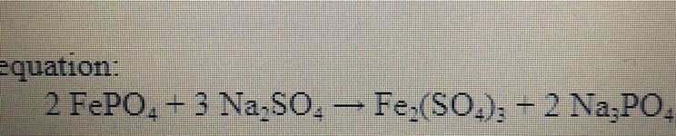 What is the limiting and excess reactant if 15.0g of FePo4 reacts with 5.0g of Na-example-1