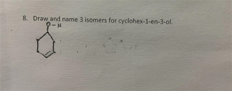 I can’t figure out how to draw 2 other isomers for this-example-1