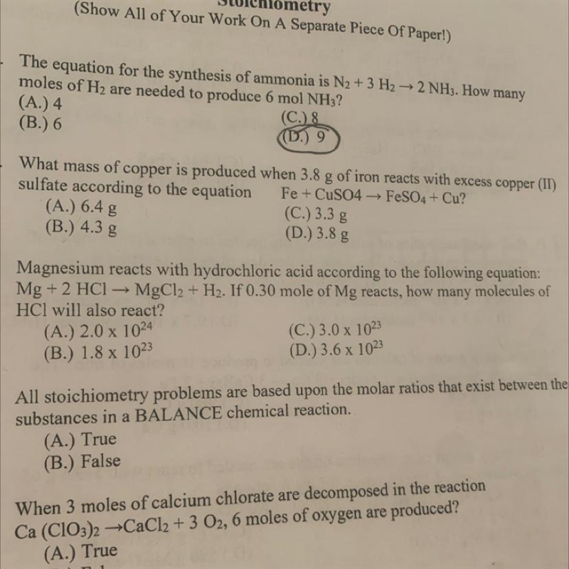 What mass of copper is produced when 3.8 G of iron reacts with the excess copper (H-example-1