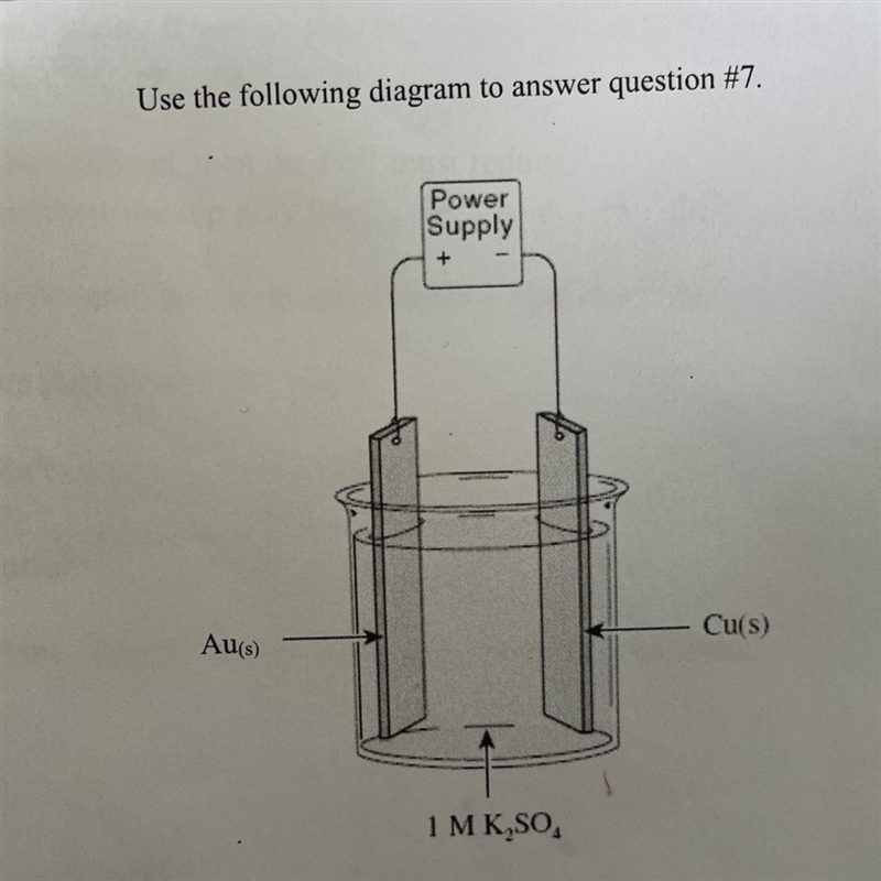 diagram is attached, please use it to help me answer this question (a) Write the Cathode-example-1