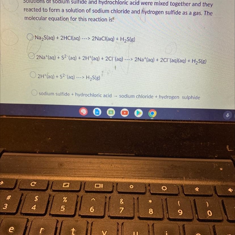 What is a molecular equation and how do I do that-example-1