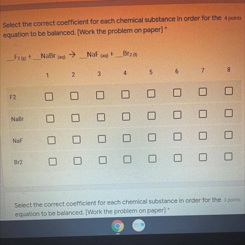 What are the correct coefficients in order for the equation to be balanced?-example-1