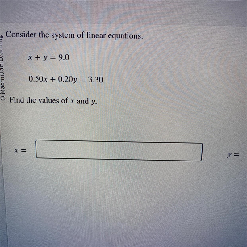 Find the value of x and y-example-1