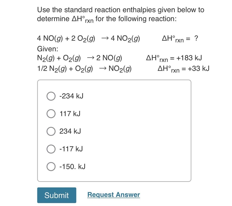 Use the standard reaction enthalpies given below to determine ΔH°rxn for the following-example-1