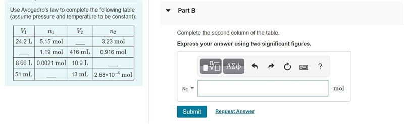 Complete the second column of the table.Express your answer using two significant-example-1