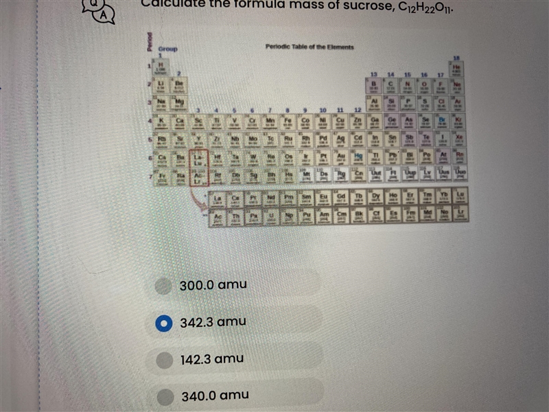 What is the formula mass-example-1