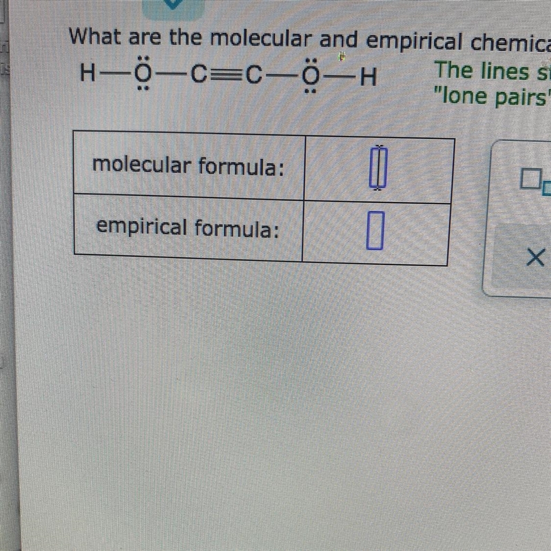 (See Photo)What are the Molecular and empirical Camila formulas of a compound meet-example-1