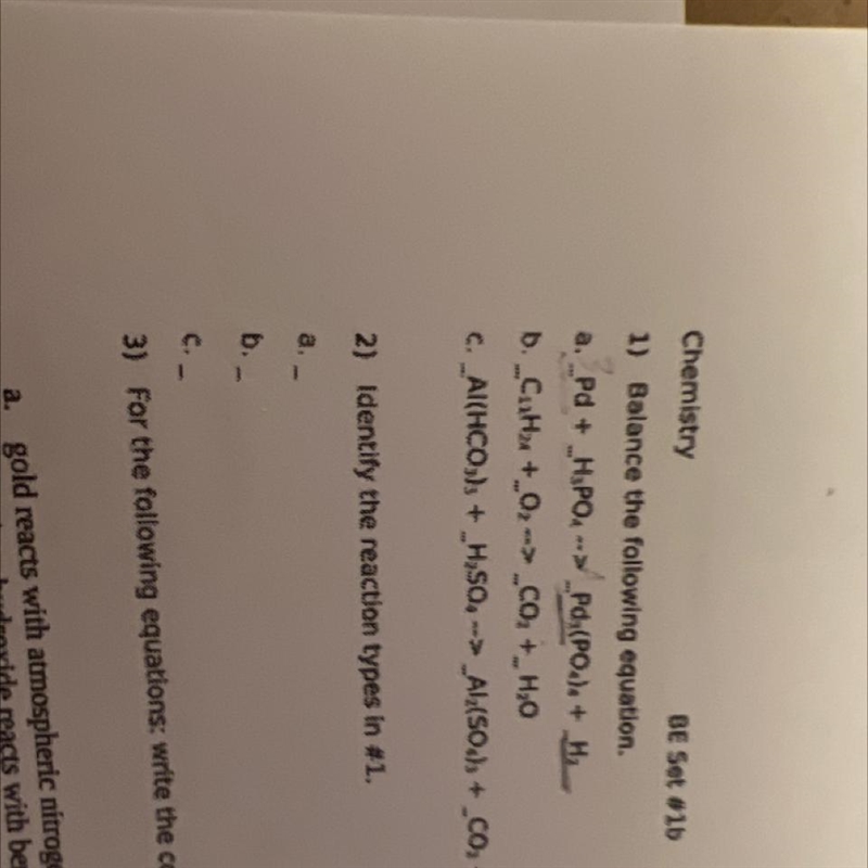 Need help with balance equation in chemistry-example-1