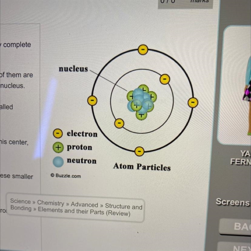 Much smaller particles move very rapidly outside this center, and these particles-example-1